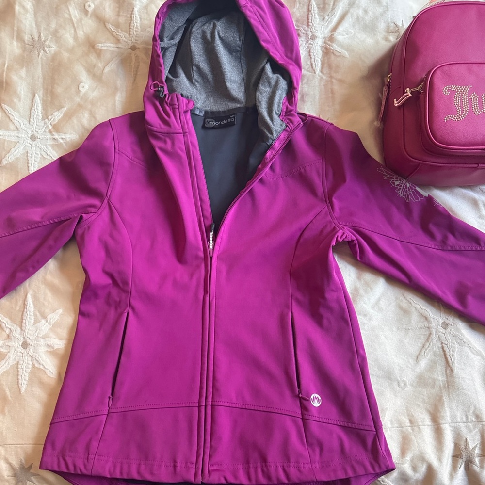 Women's Pink Hooded Jacket
